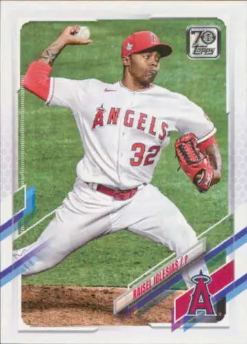 2021 Topps Update #US252 Raisel Iglesias NM-MT Angels original gloss baseball card