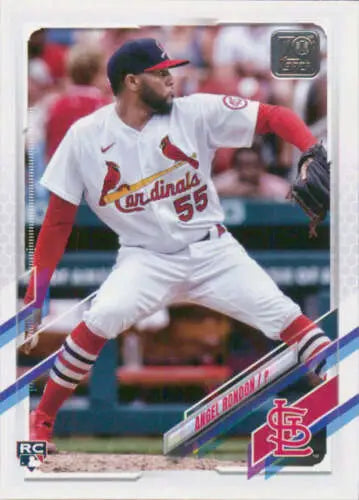 2021 Topps Update US67 Angel Rondon NM-MT RC Rookie Cardinals baseball card original gloss