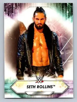 Seth Rollins trading card from 2021 Topps WWE #164 collection for collectors