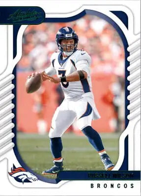 2022 Absolute Green #11 Russell Wilson Denver Broncos Football Card NFL NM-MT