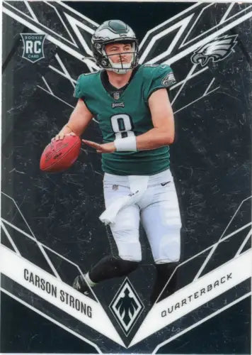 Carson Strong Rookie Football Trading Card 2022 Panini Phoenix Philadelphia Eagles NM-MT