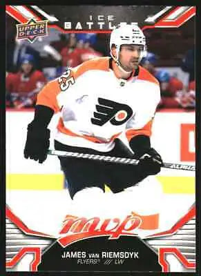 Hockey trading card 2022-23 Upper Deck MVP Ice Battles James van Riemsdyk Flyers NM-MT