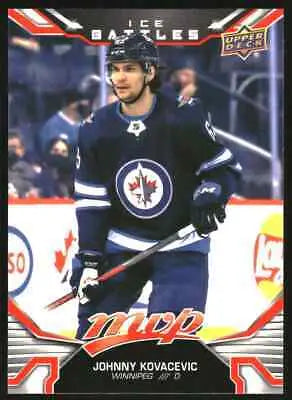 Hockey trading card of Johnny Kovacevic from Upper Deck MVP Ice Battles series