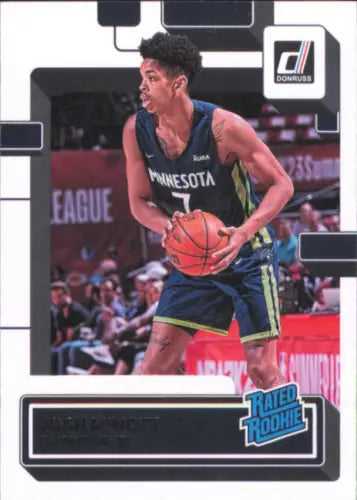 2022-23 Donruss Josh Minott Rookie Minnesota Timberwolves Basketball Card NM-MT