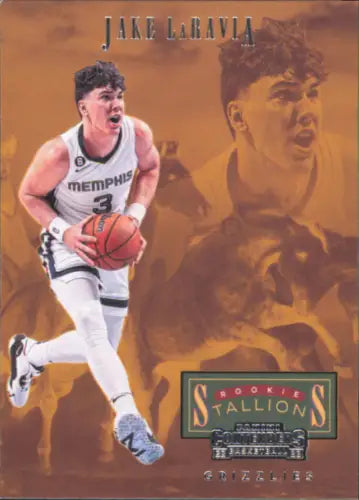 Jake LaRavia 2022-23 Panini Contenders Rookie Stallions basketball card NM-MT