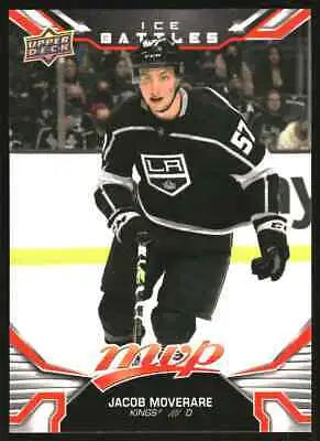 Hockey card featuring Jacob Moverare from Upper Deck MVP Los Angeles Kings set