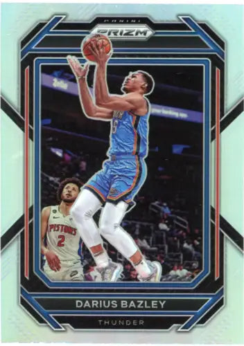 Darius Bazley 2022-23 Panini Prizm Silver Card for Oklahoma City Thunder collectors