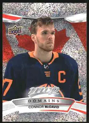 Connor McDavid 2022-23 Upper Deck MVP Domains Hockey Card from Edmonton Oilers