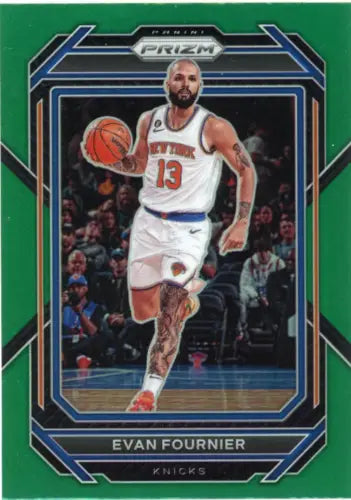 Evan Fournier 2022-23 Panini Prizm Green New York Knicks Basketball Card