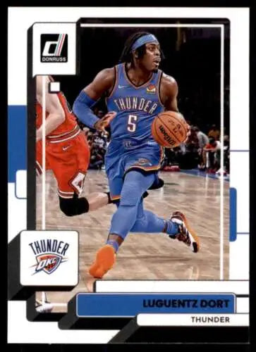 Luguentz Dort basketball card 2022-23 Donruss original gloss by Simply Sandoval