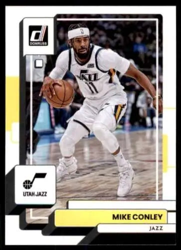 Mike Conley basketball card from 2022-23 Donruss features original gloss finish