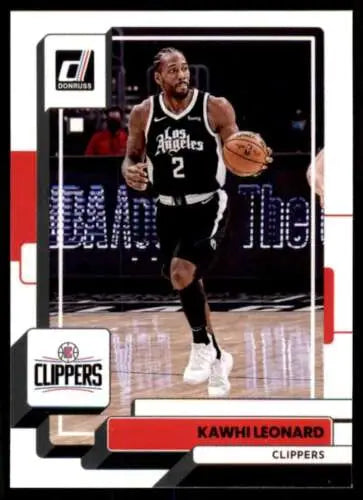 Kawhi Leonard basketball card with original gloss from Simply Sandoval, 2022-23 Donruss