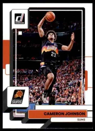 Cameron Johnson basketball card 2022-23 Donruss #137 original gloss Suns Simply Sandoval