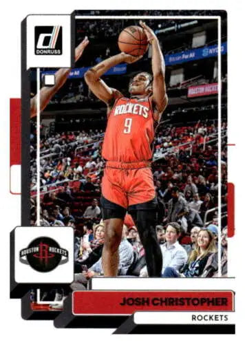 Josh Christopher 2022-23 Donruss trading card with original gloss from Simply Sandoval