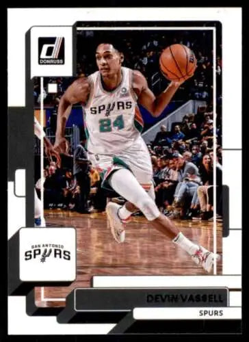 Original gloss 2022-23 Donruss #170 Devin Vassell basketball card Simply Sandoval