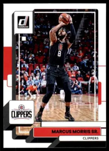 2022-23 Donruss #181 Marcus Morris Sr. basketball card original gloss Clippers Simply Sandoval