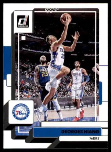 2022-23 Donruss Georges Niang Basketball Card with original gloss, Simply Sandoval ID 57849