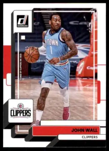 John Wall basketball card 2022-23 Donruss #194 NM-MT Clippers original gloss Simply Sandoval