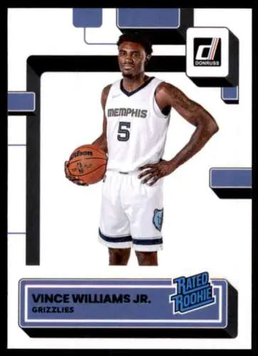 Vince Williams Jr. 2022-23 Donruss Rookie Basketball Card with original gloss finish