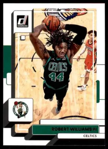 Robert Williams III basketball card from 2022-23 Donruss with original gloss, Celtics