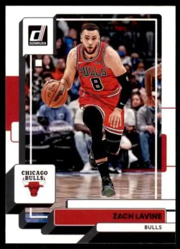 Zach LaVine basketball card from 2022-23 Donruss in original gloss finish