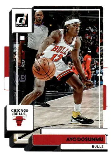 Ayo Dosunmu basketball card, 2022-23 Donruss #34 original gloss by Simply Sandoval