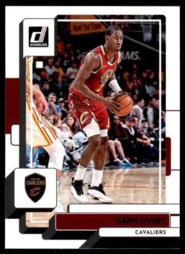 Caris LeVert 2022-23 Donruss #37 basketball card with original gloss, Cavaliers