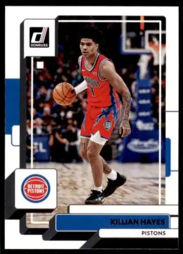 Killian Hayes basketball card from 2022-23 Donruss features original gloss and NM-MT condition