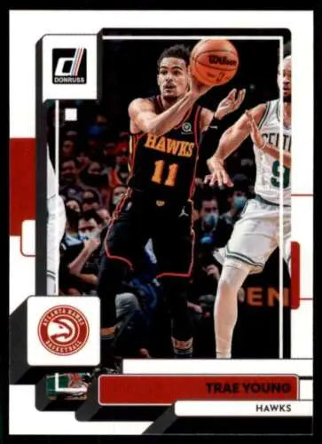 2022-23 Donruss #59 Trae Young NM-MT Hawks card with original gloss by Simply Sandoval