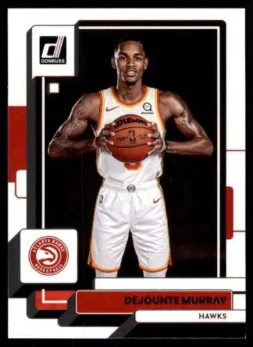 Dejounte Murray basketball card 2022-23 Donruss with original gloss from Simply Sandoval