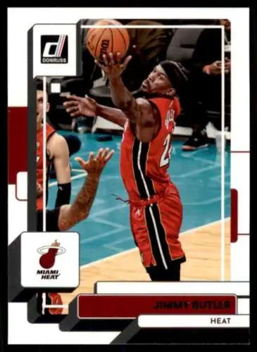 Jimmy Butler basketball card 2022-23 Donruss #71 original gloss NM-MT Heat Simply Sandoval