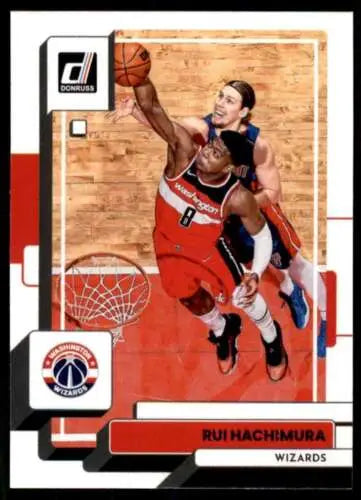 Rui Hachimura basketball card 2022-23 Donruss original gloss NM-MT Wizards Simply Sandoval