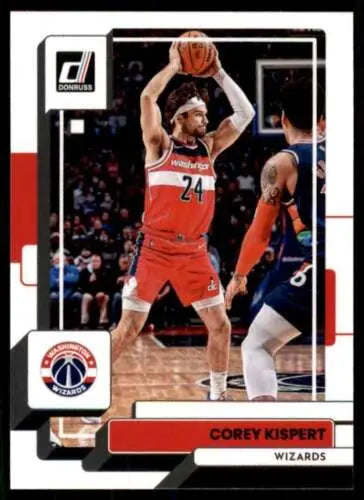 Corey Kispert basketball card 2022-23 Donruss NM-MT with original gloss finish