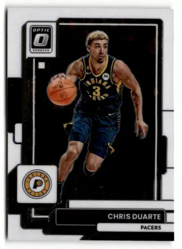 Chris Duarte basketball card 2022-23 Donruss Optic original gloss NM-MT Pacers