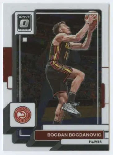 Bogdan Bogdanovic basketball card from 2022-23 Donruss Optic with original gloss