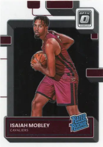 Isaiah Mobley Rookie Card from 2022-23 Donruss Optic for Cleveland Cavaliers