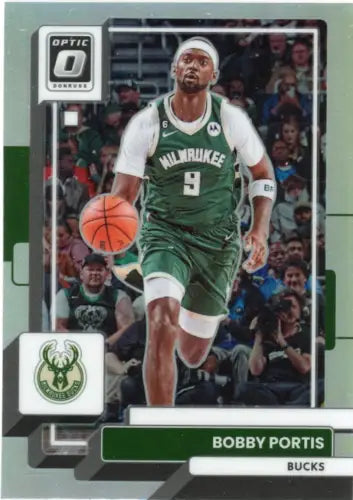 Bobby Portis 2022-23 Donruss Optic Holo #101 Milwaukee Bucks Basketball Card