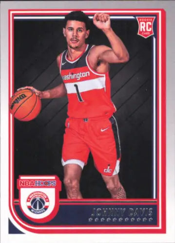 Johnny Davis Rookie Card from 2022-23 Hoops for Washington Wizards fans and collectors