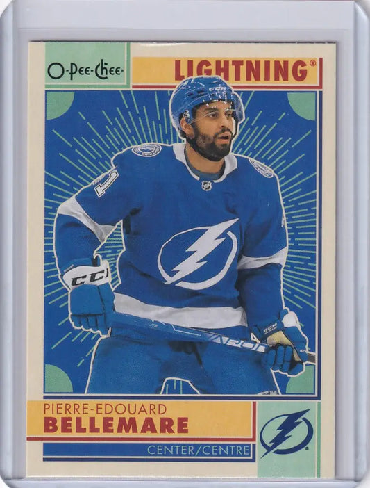 Hockey trading card of Pierre-Edouard Bellemare from OPC Hockey Retro, Tampa Bay Lightning