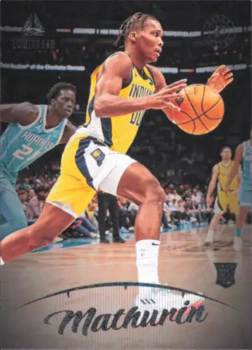 2022-23 Panini Chronicles Bennedict Mathurin Luminance Rookie Card from Pacers