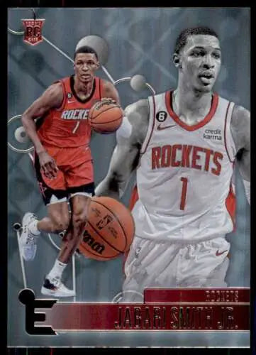 Jabari Smith Jr. basketball card from 2022-23 Panini Chronicles with original gloss finish