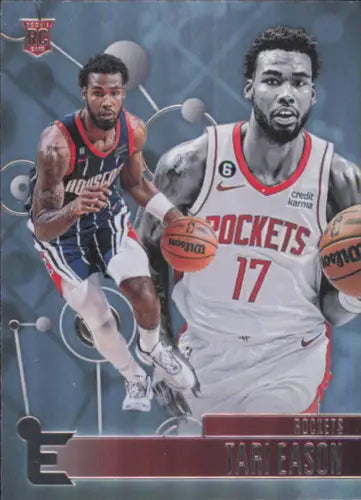 Basketball trading card featuring 2022-23 Panini Chronicles Tari Eason Rookie Houston Rockets