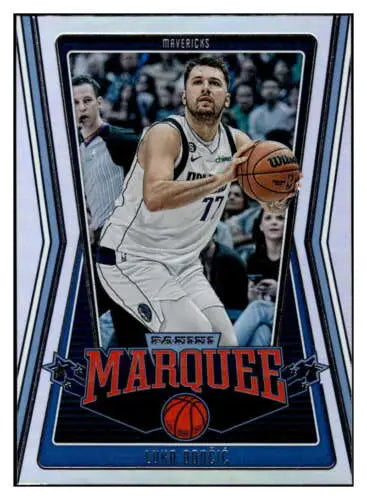 Luka Dončić basketball card from 2022-23 Panini Chronicles with original gloss finish