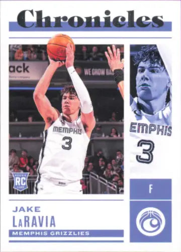 2022-23 Panini Chronicles #37 Jake LaRavia Rookie Card from Memphis Grizzlies