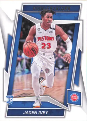 Jaden Ivey 2022-23 Panini Chronicles Rookies and Stars Pistons Card NM-MT