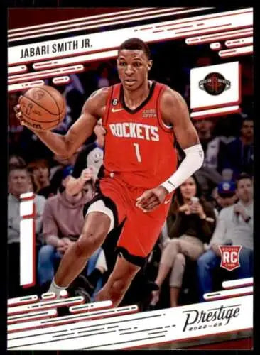 Jabari Smith Jr. basketball card from 2022-23 Panini Chronicles with original gloss finish