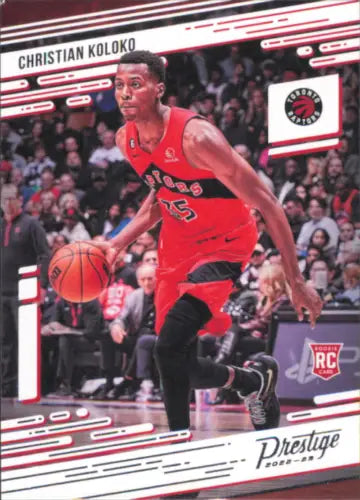 Christian Koloko 2022-23 Panini Chronicles rookie basketball card in NM-MT condition