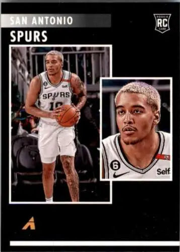 Basketball trading card featuring Jeremy Sochan from Panini Chronicles with original gloss