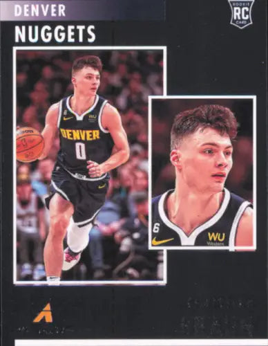 Denver Nuggets Christian Braun Pinnacle Rookie Card from Panini Chronicles 2022-23