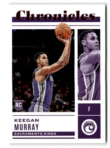 Keegan Murray basketball card from 2022-23 Panini Chronicles Pink collection